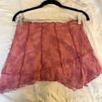 Urban Outfitters Pink Lace Mini Skirt Photo 2