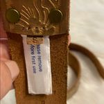 Lucky Brand Gold Leather Belt size S BNWOT length 40” till first hole is 31” Photo 2