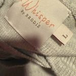 Gray Long Sleeve Hooded Sweatshirt with Yellow and Purple Stripes Size L Photo 4