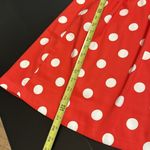 Dress Barn Vibrant Red Dress with White polkadots perfect for a day at Disney Photo 2
