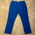 Coldwater Creek  Stretch Corduroys 67002 Blue 5 Pocket Pants Size 16 Photo 0
