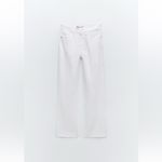 ZARA  Women's Z1975 Straight Leg White Jeans Photo 1