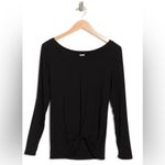 Melrose and Market Twist Front Long Sleeve Top Photo 2
