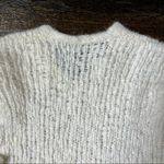 Line The Label White Baby Alpaca & Wool Blend V Neck Cropped Sweater Size XS Photo 7