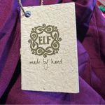 ELF Violet Purple High Low V Neck Tie Waist Dress Handmade in Bali Size XXL NEW Photo 8