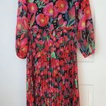 Farm Rio Garden Party Pleated Drop-Waist Maxi Dress, Size XS Photo 5