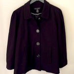 Dialogue  Dress Swing Coat.‎ Women’s. Size Medium. Black Photo 0