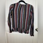 Rails  Beaux Varadero Stripe Linen Blend Long Sleeve Blouse Photo 2