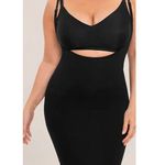 Empetua Open Bust Shaper Adjustable Seamless Compression Black Slip M Medium New Tan Photo 0