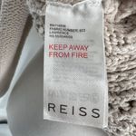 Reiss Open Knit Scoop Neck Beige Cableknit Sweater Size Large Photo 11