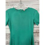 Aritizia Wilfred Crew Neck Short Sleeve Bodycon Mini Dress Green Size Small Photo 2
