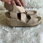 Eileen Fisher Willow 3 Espadrille Tumbled Leather Wedge Sandals Nude, sz 7.5 ♣️ Photo 7