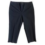 Talbots Plus Size Chatham Crop Career Pants in Black Size 14 Petite Photo 2