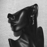 Stainless Steel Silver Cowboy Boot Earrings Photo 4