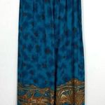 Vintage Casual Corner Annex Blue and Giraffe Skirt Size XL Photo 0