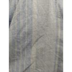 Tahari  Size Medium Blue Striped Long Roll-Tab Sleeves Popover Linen Rayon Shirt Photo 1