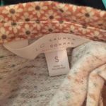 LC Lauren Conrad short sleeve top-peach with white floral print Size small Photo 7