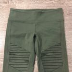 Alo Yoga Jungle Green Moto Gym Workout Leggings Small Photo 1