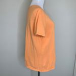 Orange Lightweight Sweater Ring Keyhole Sz Medium Large Photo 3
