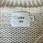 Luna Ivy Butterfly Cardigan Ivory/Multicolor Size Small Photo 4