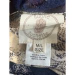 Muche Muchette Snakeskin Print Lace Trim Sleeveless Cami Tank Top Size M/L Tan Size M Photo 4