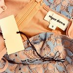 Super down Stephanie NWT lace mini dress size small lined Photo 5