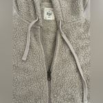 Billabong Faux Fur Zip-Up Hoodie Sweatshirt Photo 7