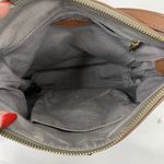 Fossil Leather Crossbody Bag Brown Purse Zippered Pockets Adjustable Travel Bag Photo 7