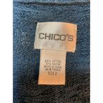 Chico's  2 Lightweight Cardigan Sweater Womens Large Blue Modest Office Church‎ Photo 4