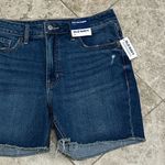 Old Navy  OG High Rise Cut Off Jean Shorts Straight NEW 5” Inseam Size 10 Photo 3