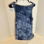 Aeropostale Blue Asymmetrical Tie Front Tank Top Photo 1