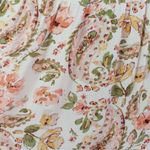 Aura  V-Neck Tie‎ Back Floral Maxi Dress Cream S Photo 6