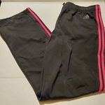 Adidas Pants Black Pink Stripes Regular Length XL Extra Large Photo 1