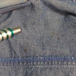 Disney Womens Shirt Dress Blue Denim Long Sleeve Embroidered Winnie The Pooh M Photo 8