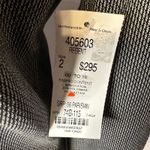 Etcetera  NWT Black / Dark Gray Regent Blazer Zipper Detail Women's Size 2 / XS Photo 4