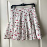 Lulus Lulu’s White Floral Tiered Mini Skirt Cute Factor NWOT Medium Photo 98