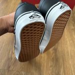 Vans  black leather slip on shoes sneakers new  Photo 5