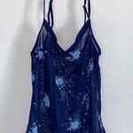 Old Navy Intimates Mesh Floral Rose Cami Tank Photo 4