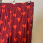 Lates by Kate PJ Heart Pajama Pants Size Large Red Photo 5