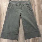 American Eagle Rare, Vintage  Outfitters Army Green wide leg cropped pants Photo 6