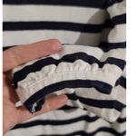 J.Crew Mariner Cloth Puff Sleeve Striped Top XS Photo 7