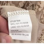 Cal Style Sleeveless Top Blouse Tunic Beige Tan Burnout Velvet Romantic Fairy Size 2X Photo 5