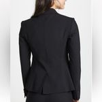 Theory  Black Wool Double Button Blazer Business Casual Workwear Size 10 Photo 1