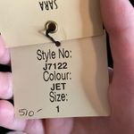 Sara Sturgeon silk blend velvet shawl NWT size 1 Black Photo 4