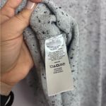 Loft Plus Gray Black Marled Speckled Crew Neck Lightweight Knit Sweater Top Photo 5