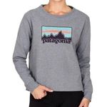 Patagonia Solar Rays ‘73 Uprisal Crew Sweatshirt Women’s Size M Grey Photo 0