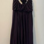 Halter Maxi Dress Purple Size M Photo 0