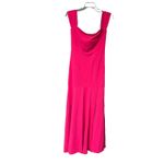 NWT ZESICA OFF SHOULDER HIGH SLIT BODYCON‎ MAXI DRESS PINK EVENING GOWN SMALL Photo 1