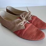 Bimba Y Lola Women’s Leather Oxford Lace Up Flats Size 8 Photo 0