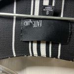 FATE. NWT by LFD Black Striped Cold Shoulder 3/4 Sleeve Dress S Photo 1